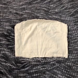 Brandy Melville Yellow Tube Top